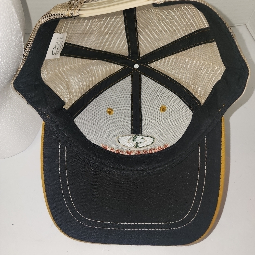 Mossy Oaks Baseball Cap Brown Color with Mossy Oak Logo Adjustable Strapping - Picture 3 of 4